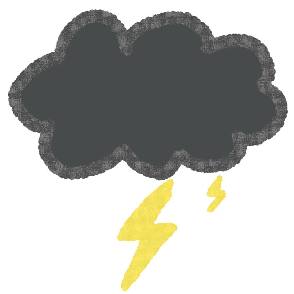雷雲 イラスト - KibrisPDR