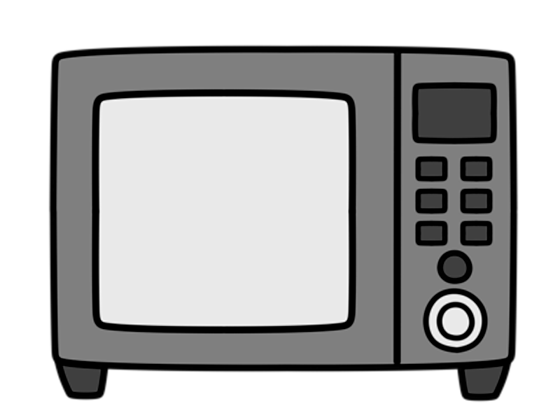 電子 レンジ イラスト詳細 9位