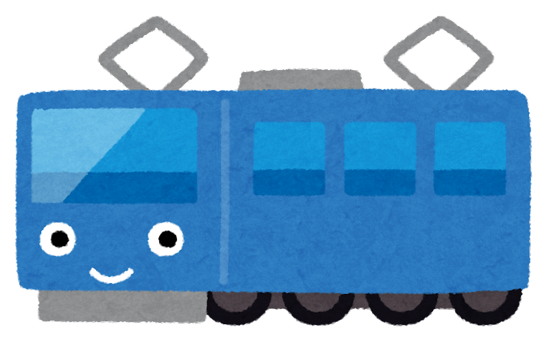 電車 イラスト 無料詳細 8位