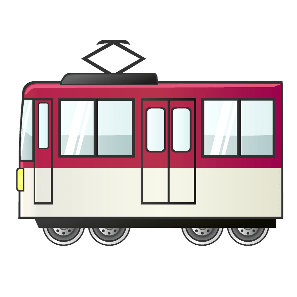電車 イラスト 無料詳細 9位