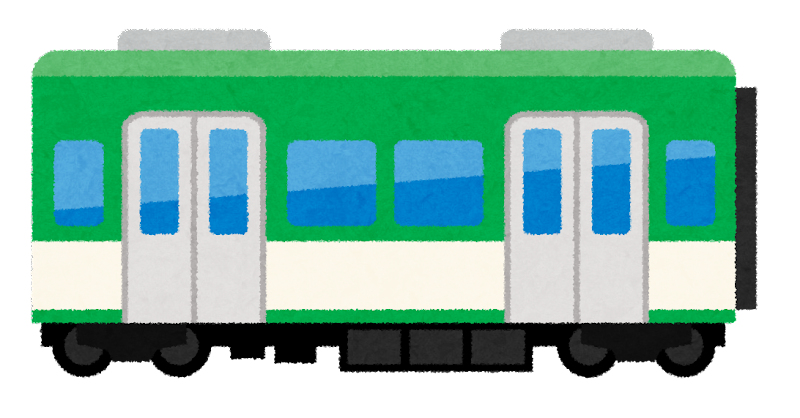 電車 イラスト 無料詳細 2位