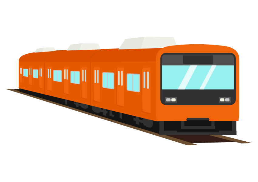 電車 イラスト 無料詳細 4位