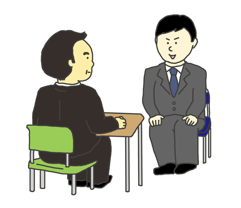 面接 官 イラスト詳細 3位