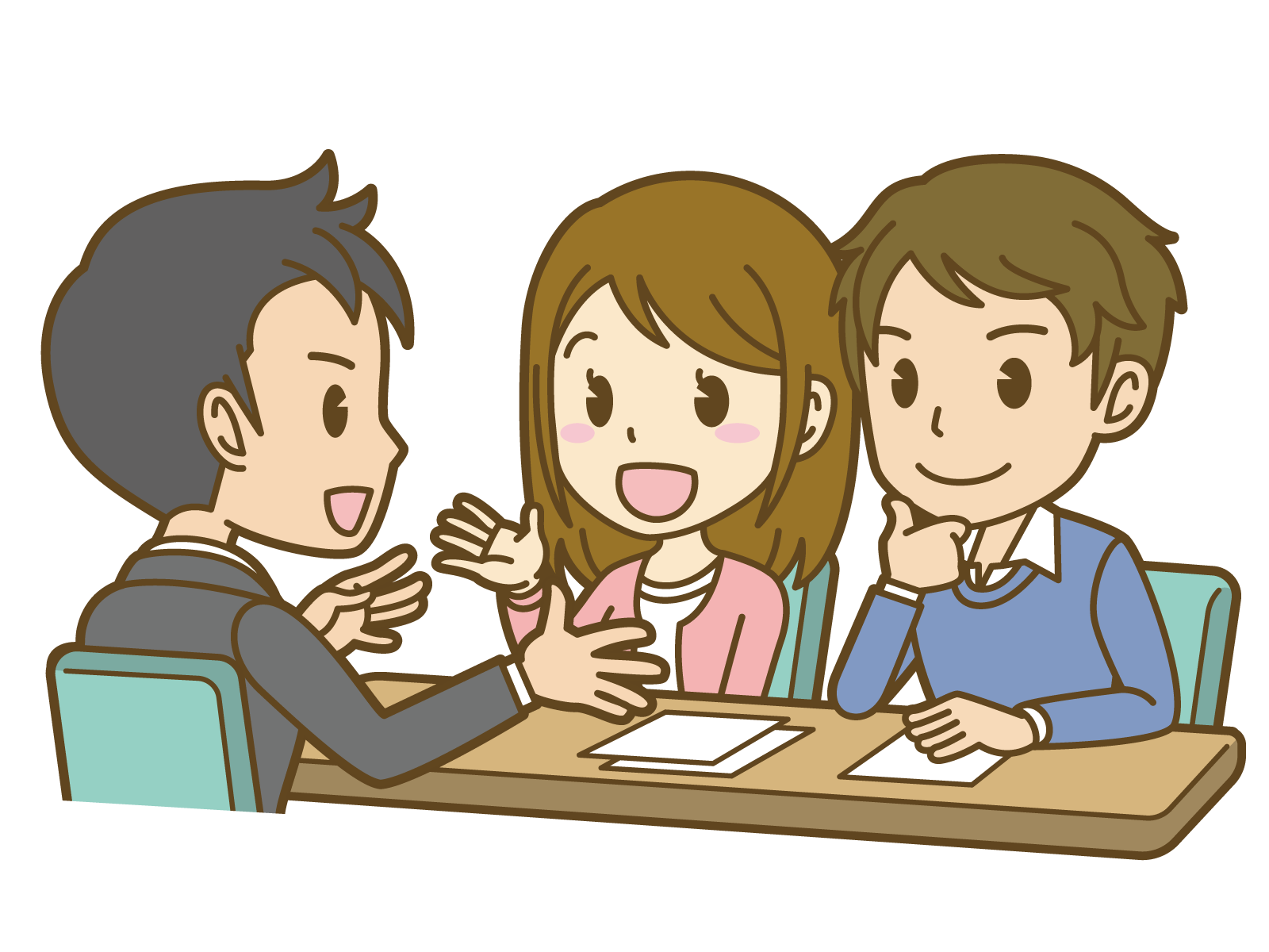 面談 イラスト詳細 11位