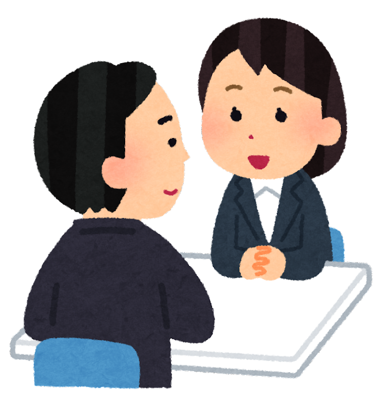 面談 イラスト詳細 3位