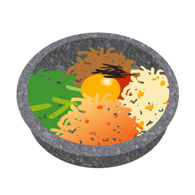 韓国 食べ物 イラスト詳細 4位