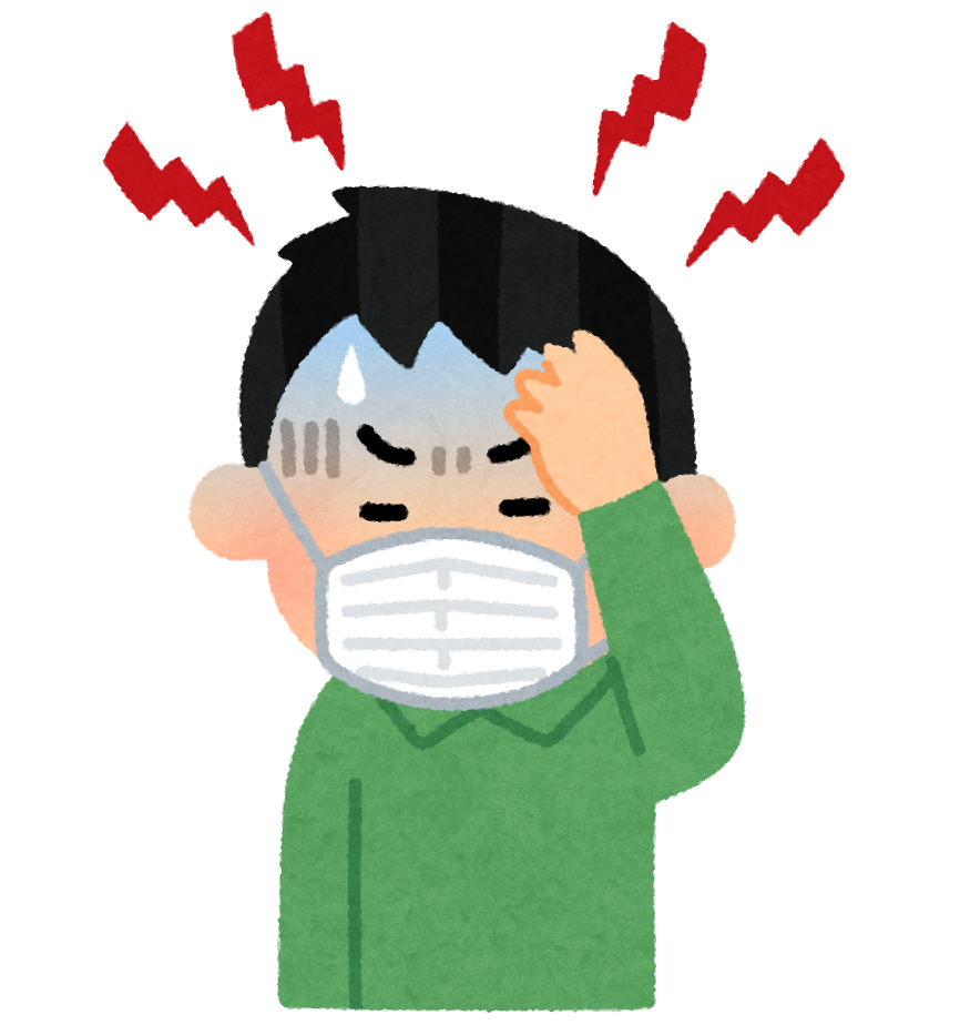 頭痛 イラスト詳細 2位