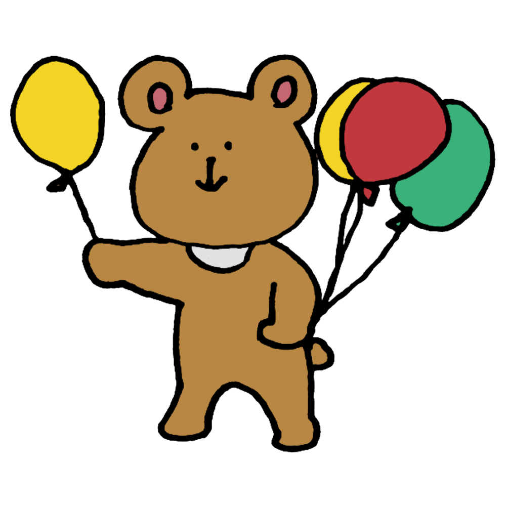風船 を 持つ イラスト詳細 8位
