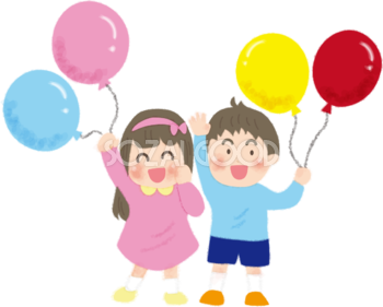 風船 持っ てる イラスト詳細 3位