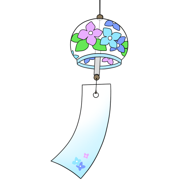 風鈴 イラスト フリー詳細 3位