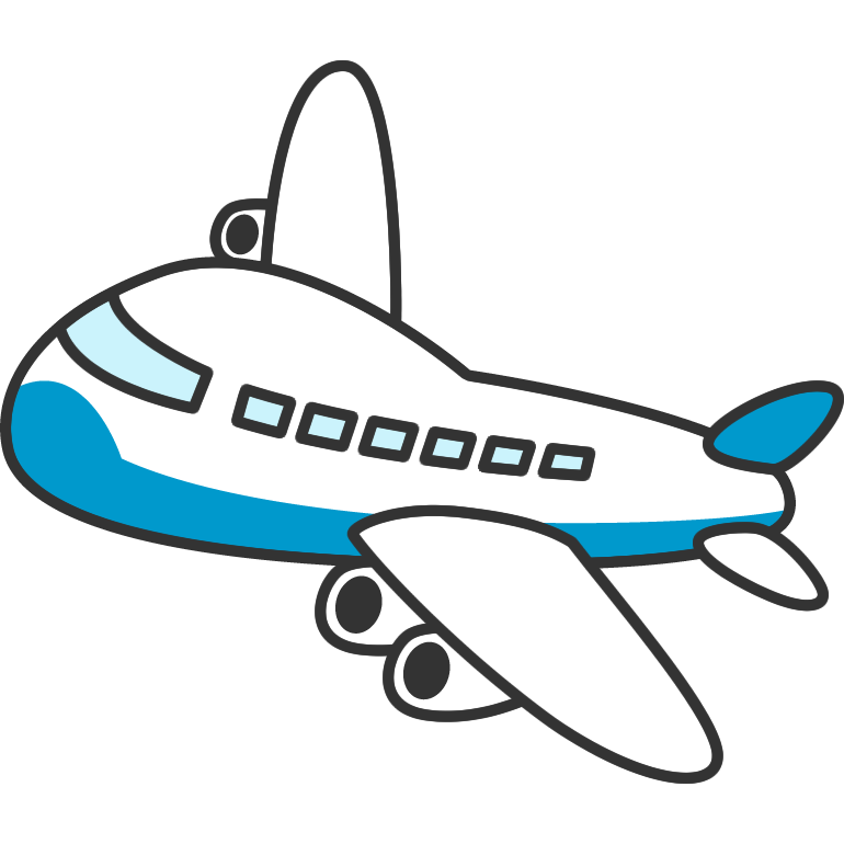 飛行機 イラスト 無料詳細 2位
