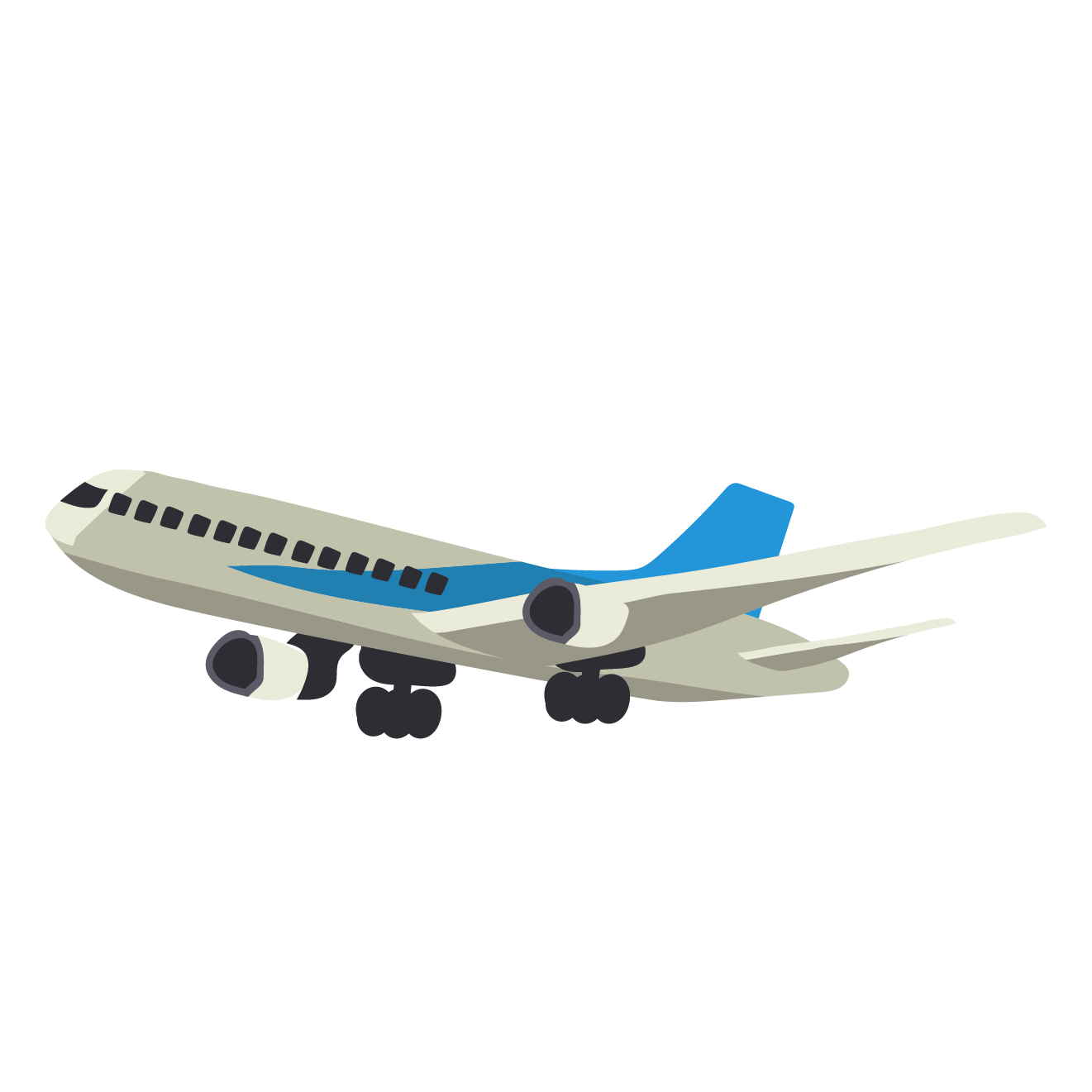 飛行機 イラスト 無料詳細 3位