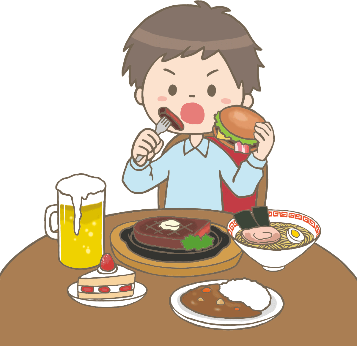 食べ てる イラスト詳細 4位
