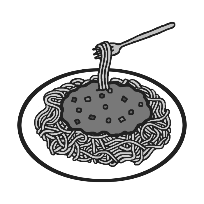 食べ物 イラスト 白黒詳細 10位