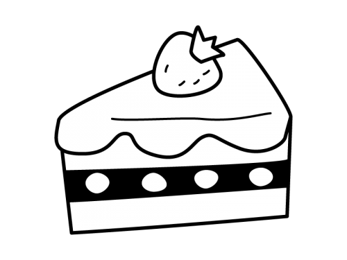 食べ物 イラスト 白黒詳細 12位