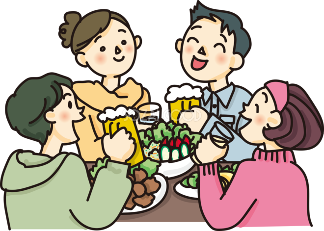 飲み 会 イラスト詳細 13位