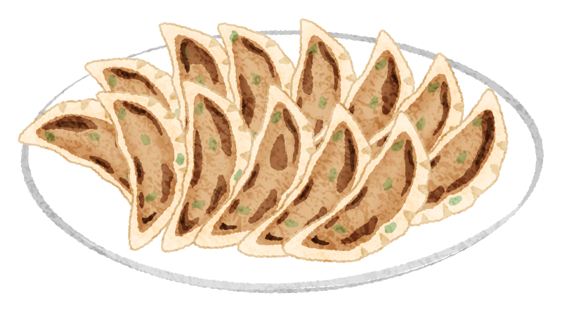 餃子 の イラスト詳細 5位