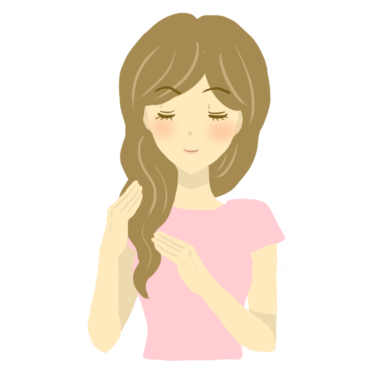 髪型 女子 イラスト詳細 11位