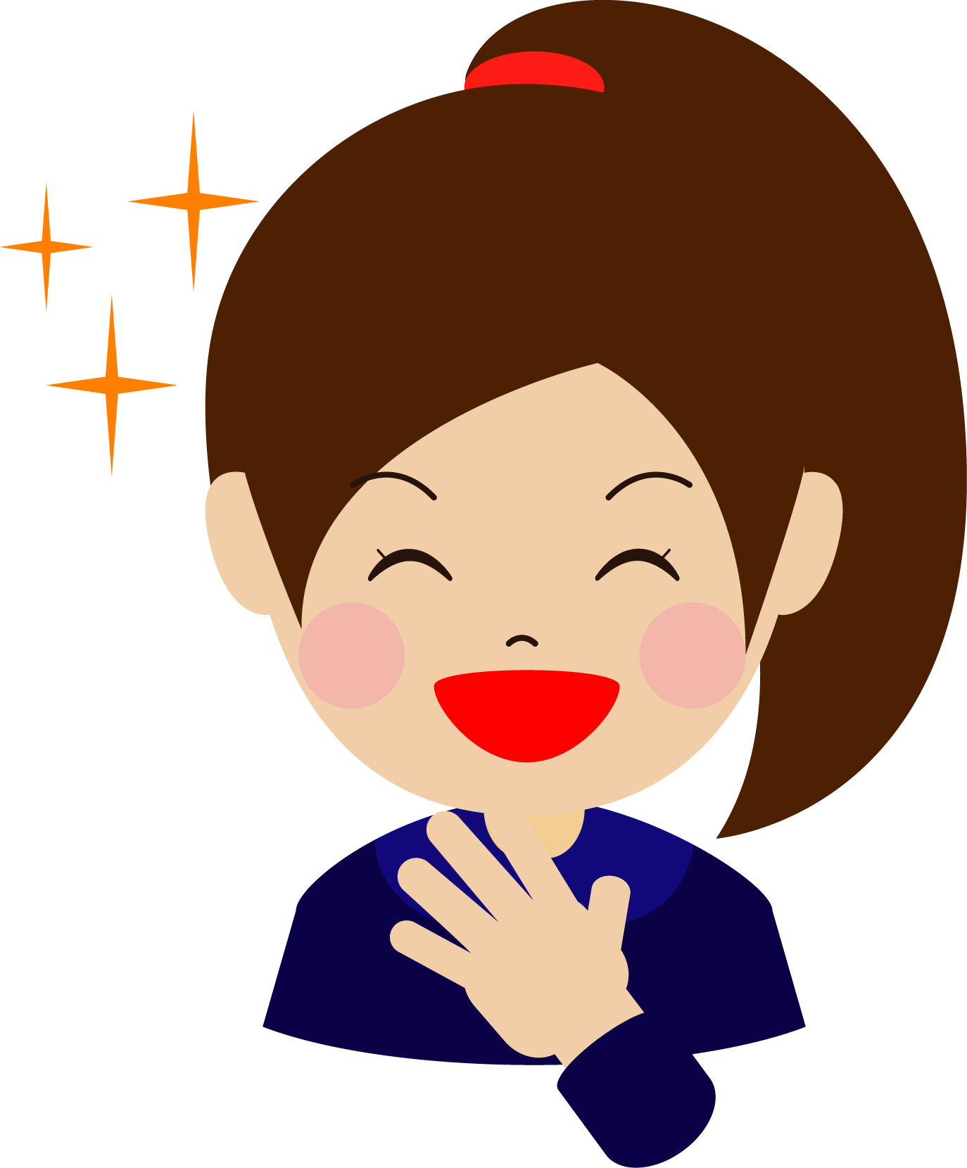 髪型 女子 イラスト詳細 13位