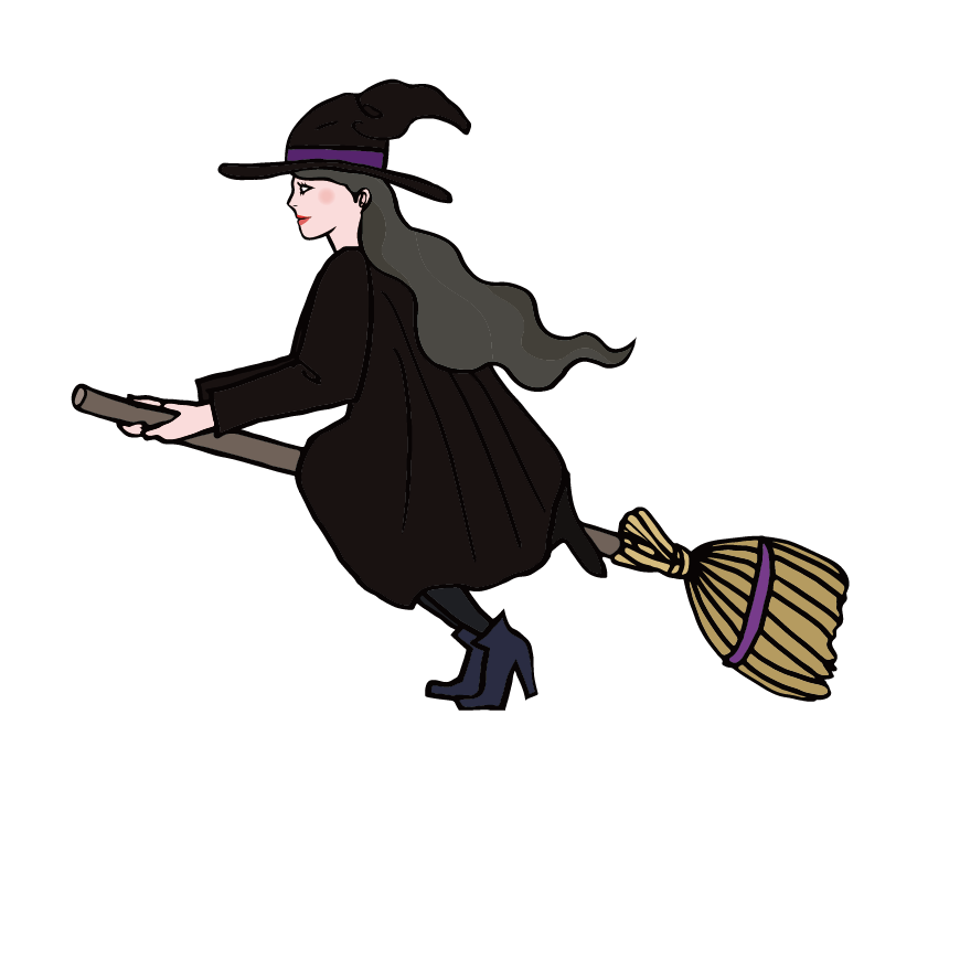魔女 イラスト 美しい詳細 2位