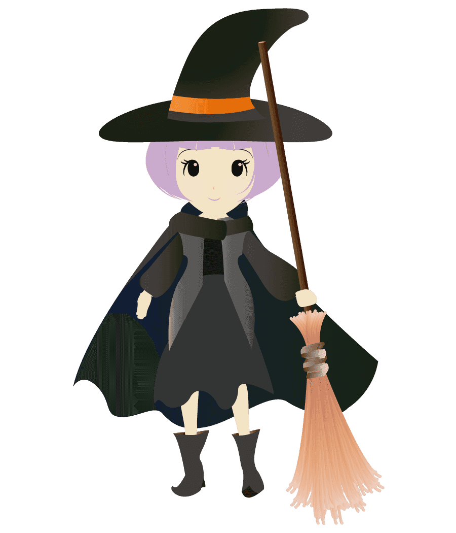 魔女 イラスト 美しい詳細 6位