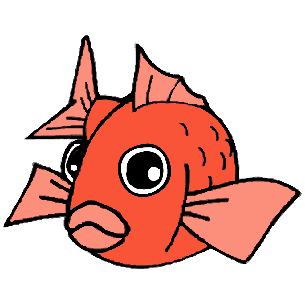魚 イラスト かわいい 簡単詳細 7位