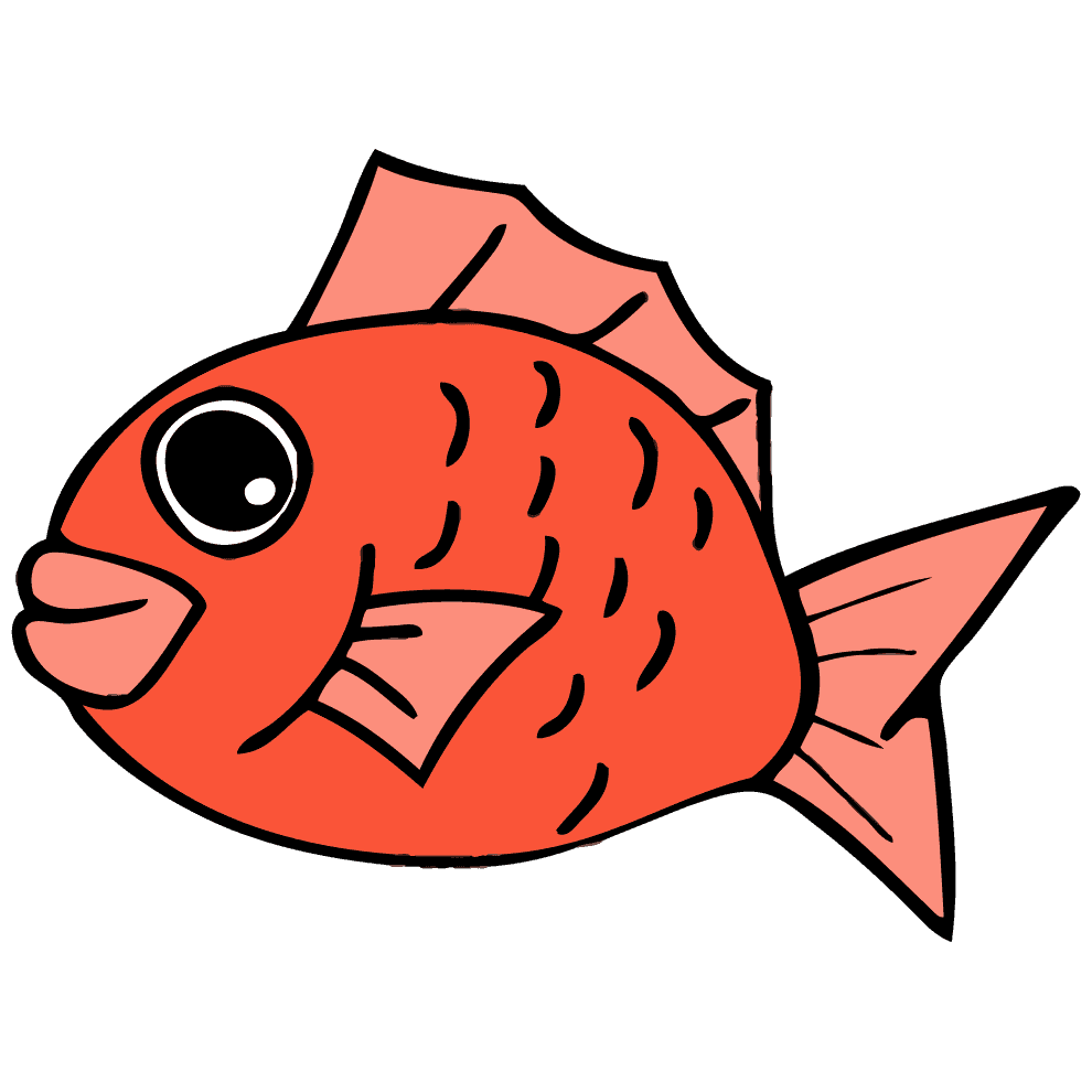 魚 イラスト リアル 簡単詳細 8位