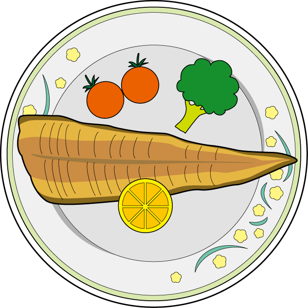 魚 料理 イラスト詳細 5位