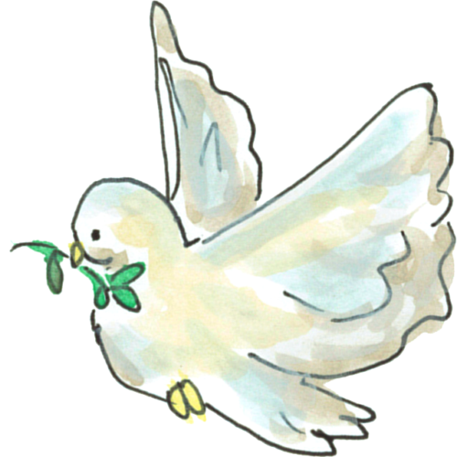 鳩 イラスト おしゃれ詳細 7位