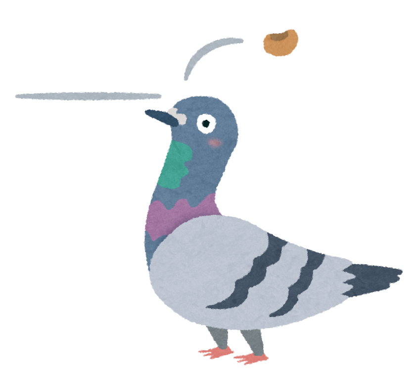 鳩 イラスト フリー詳細 4位