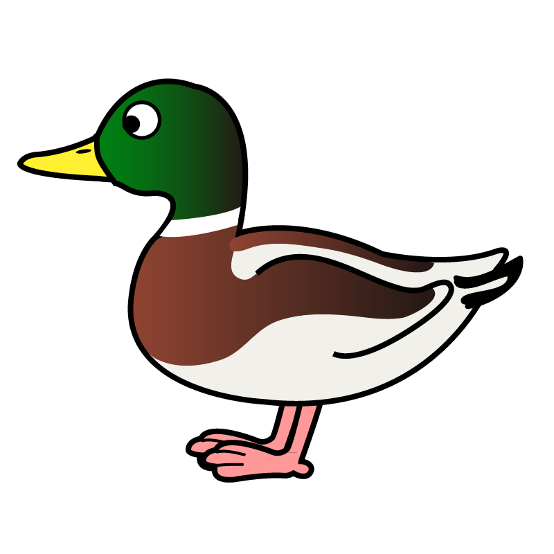 鴨 イラスト かわいい詳細 9位