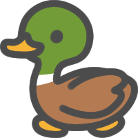 鴨 イラスト かわいい詳細 2位
