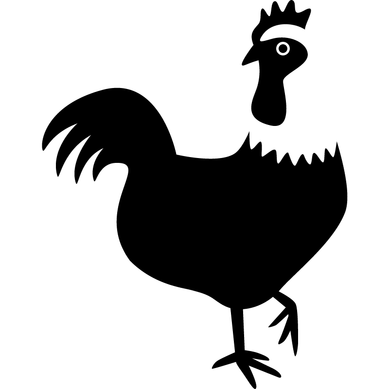 鶏 シルエット - KibrisPDR
