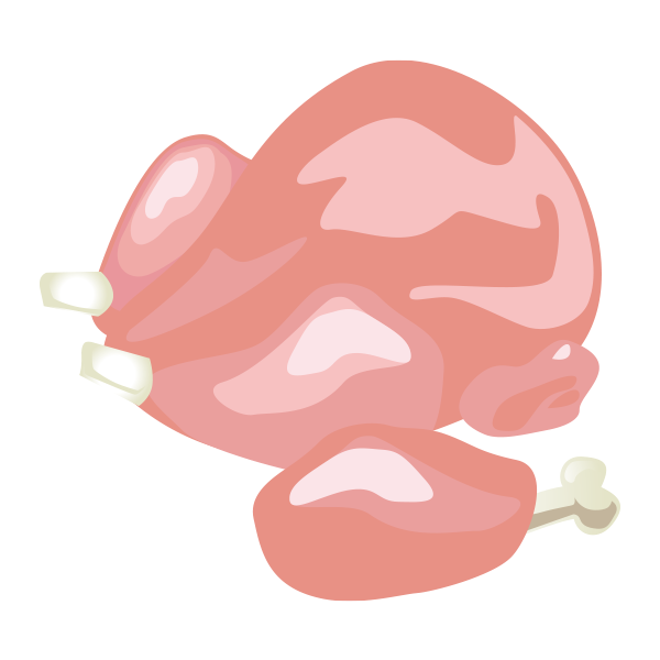 鶏肉 イラスト詳細 8位