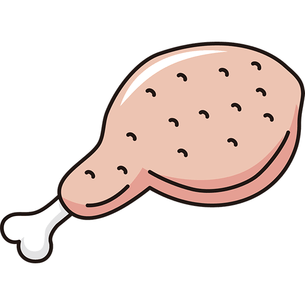 鶏肉 イラスト詳細 2位