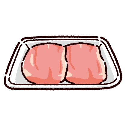 鶏肉 イラスト詳細 7位