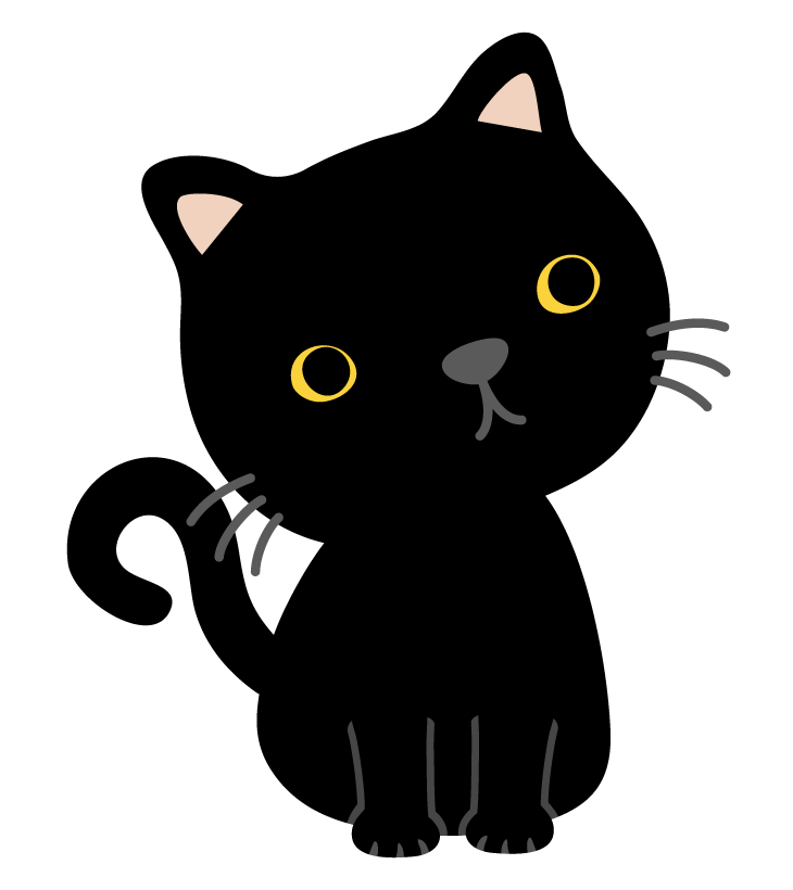 黒 猫 の 絵詳細 2位