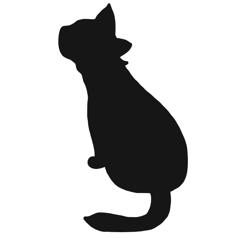 黒 猫 シルエット詳細 12位