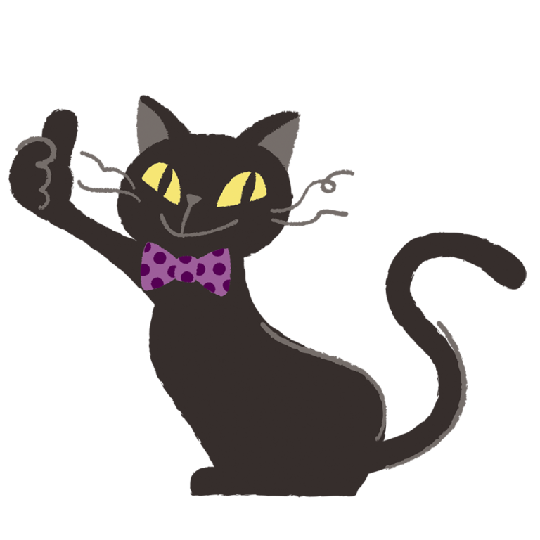 黒 猫 ハロウィン イラスト詳細 9位