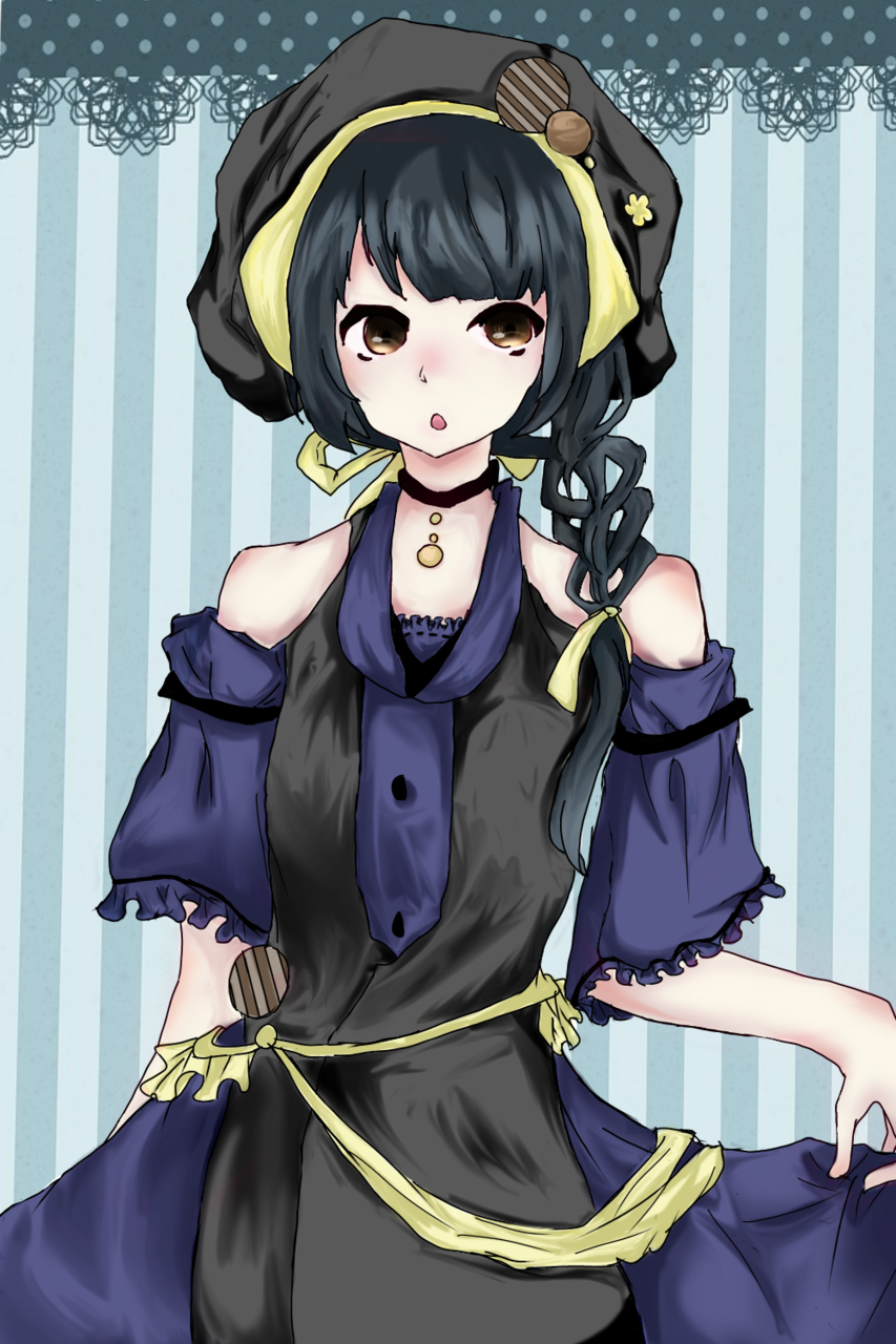 黒髪 イラスト詳細 7位