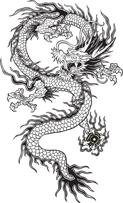 龍 タトゥー イラスト詳細 8位