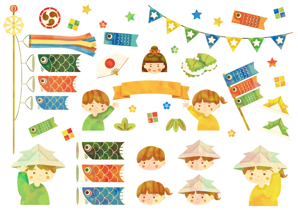 こども の 日 イラスト 手書き詳細 7位