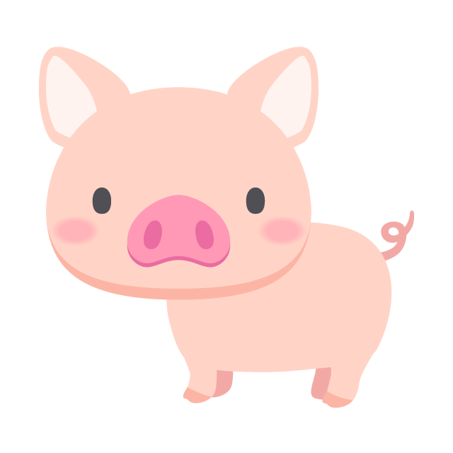 こぶた ぶた イラスト かわいい詳細 7位