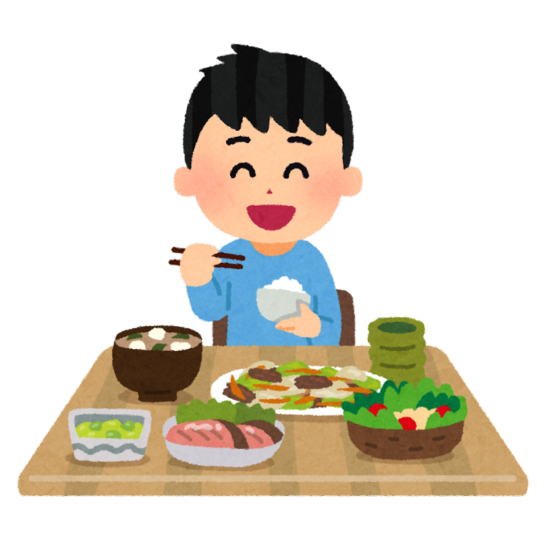 ご飯 食べ てる イラスト詳細 9位