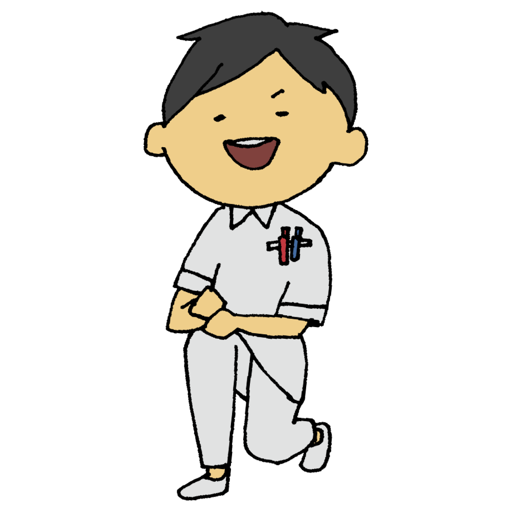 しゃがむ イラスト 男詳細 4位