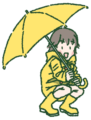 しゃがん でる 人 イラスト詳細 11位