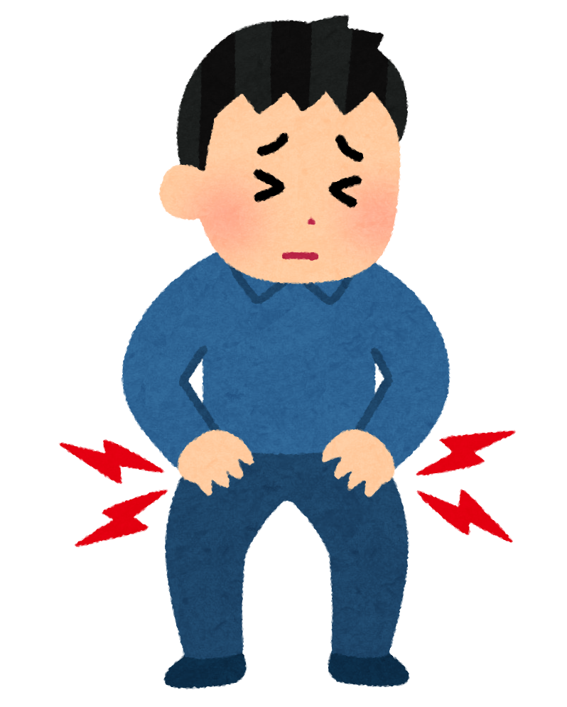 しゃがん でる 人 イラスト詳細 7位