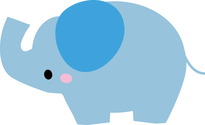 ぞう かわいい イラスト詳細 9位