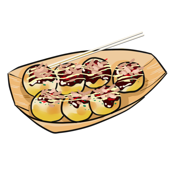 たこ焼き イラスト 手書き詳細 13位