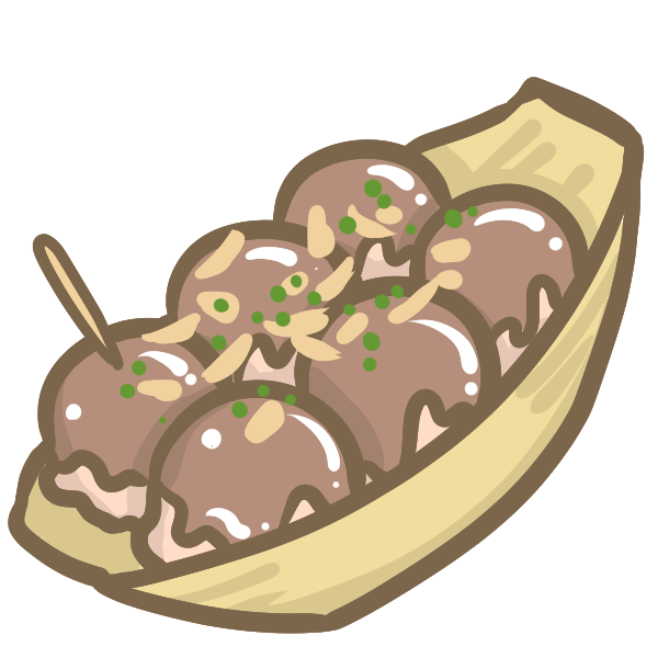 たこ焼き イラスト 手書き詳細 5位